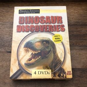 Dinosaur Discoveries (DVD, 2009, 4-Disc Set) New! Hosted by Walter Cronkite